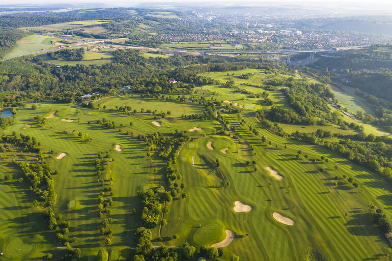 Foto: Golfclub Würzburg von oben
