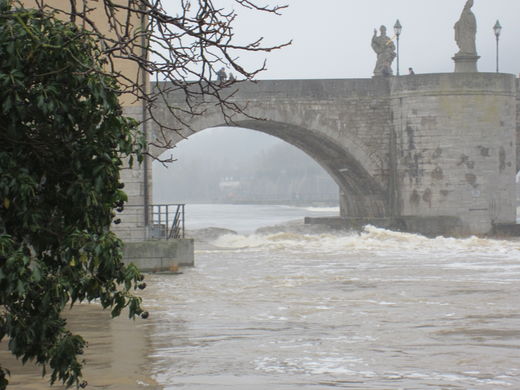 Hochwasser in Würzburg