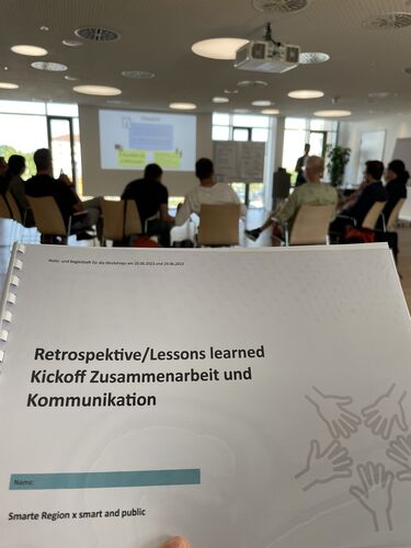 Workshops zur Zusammenarbeit der Smarte Region Würzburg mit der smart and public GmbH